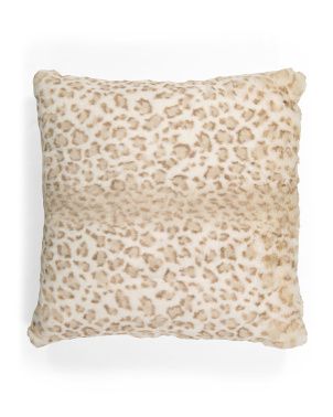 20x20 Animal Pattern Faux Fur Pillow | Home | Marshalls | Marshalls