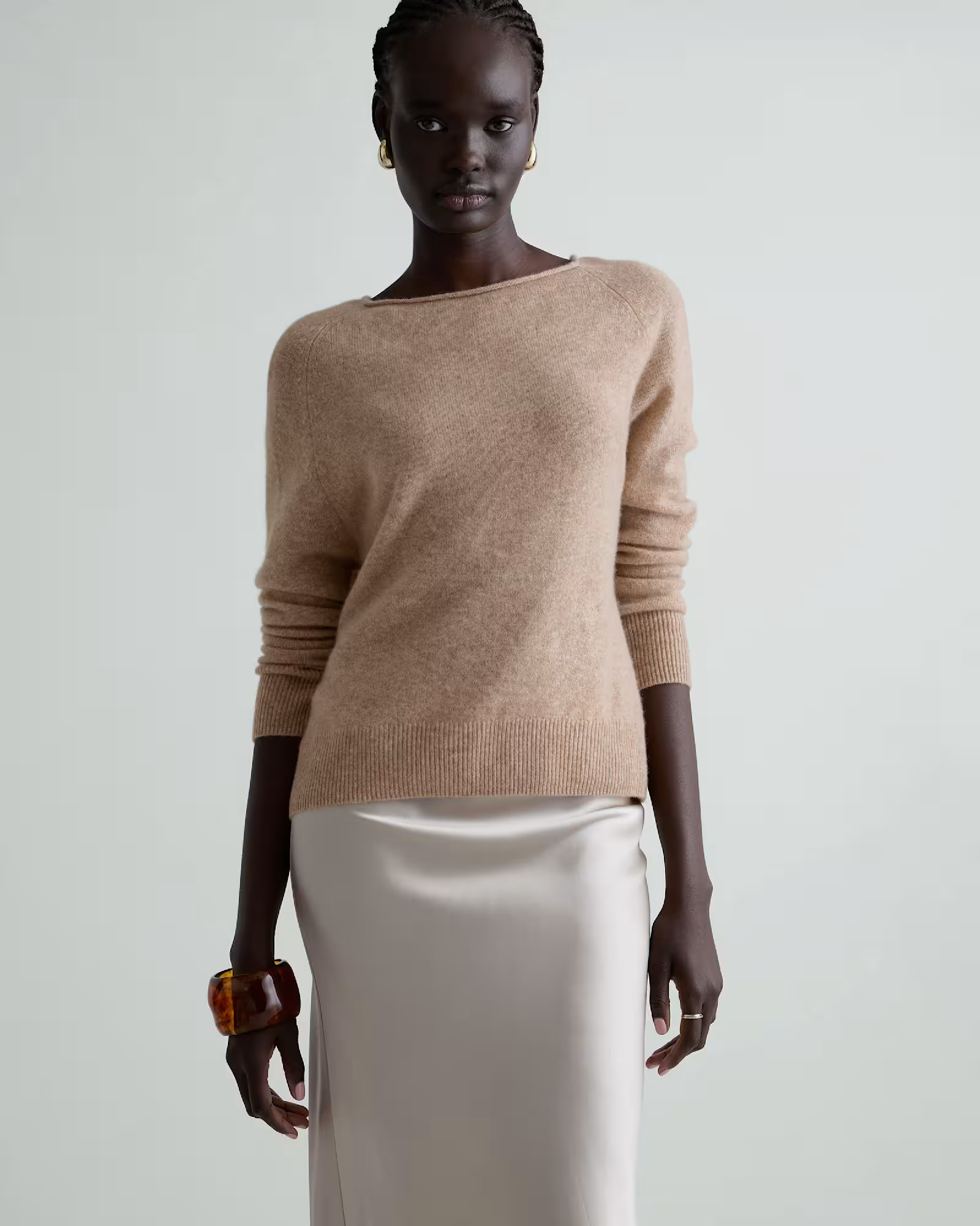 Mongolian Cashmere Boatneck Sweater | Quince