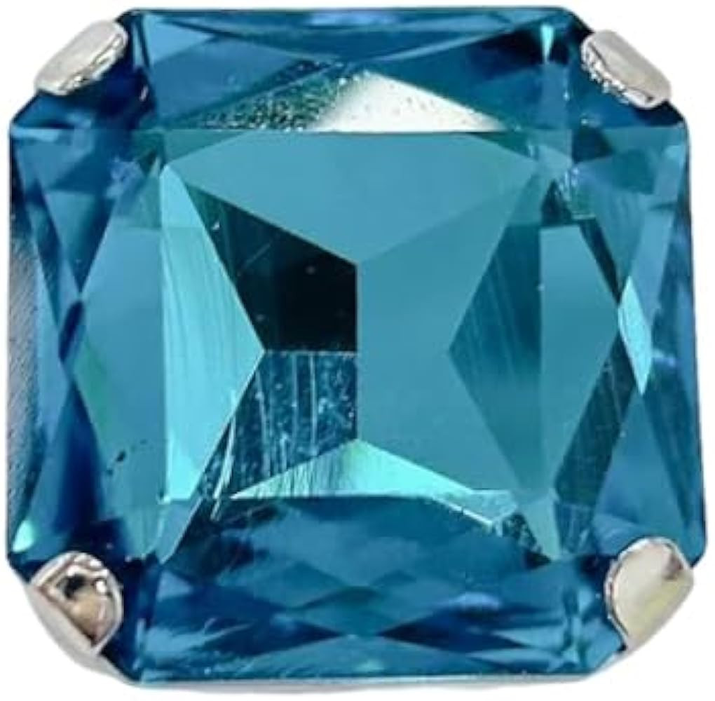 Square Large Rhinestone Exaggerated Statement Ring for Women Sparkling Thick Chunky Geometric Big... | Amazon (US)