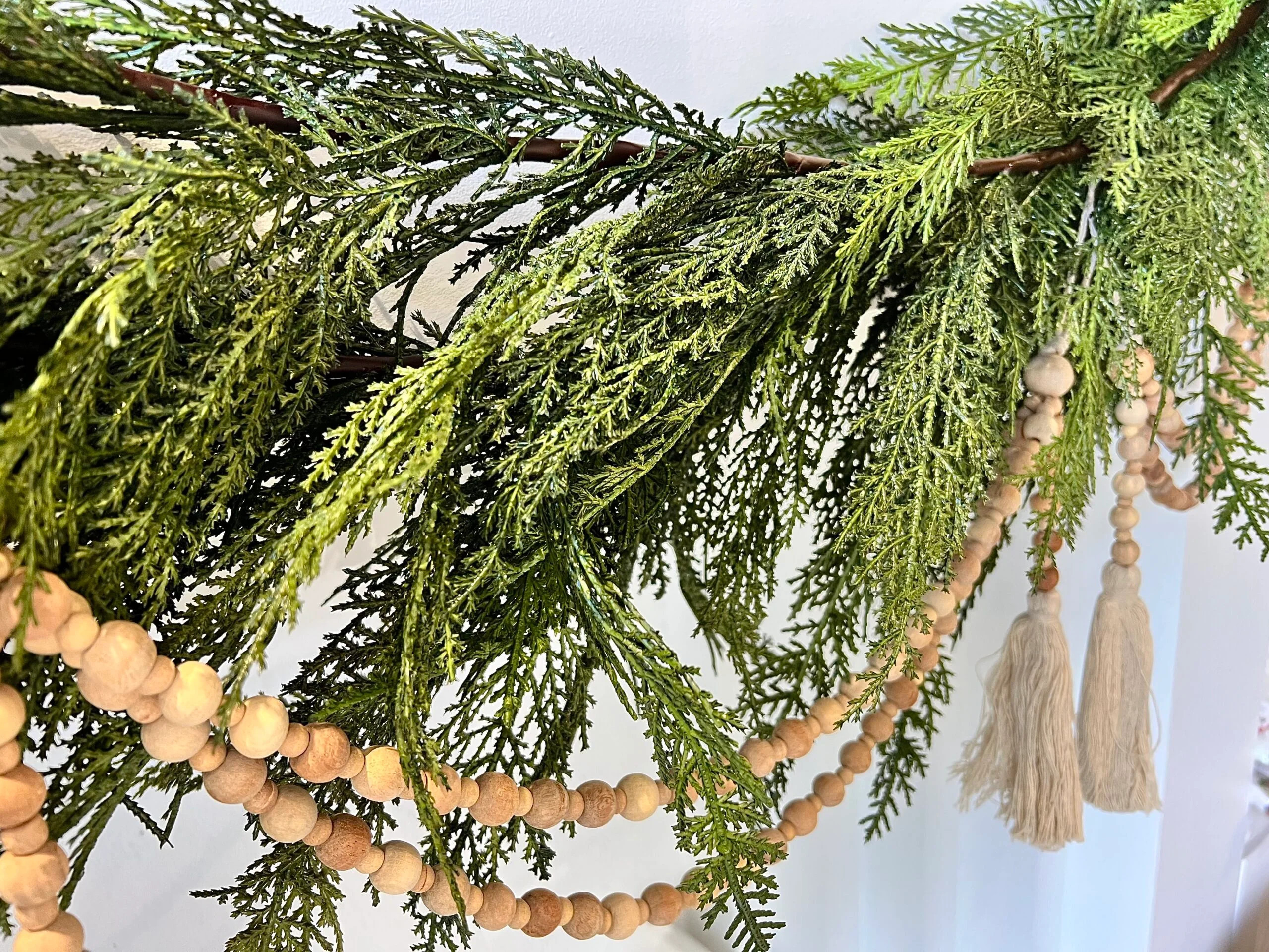 6' DELUXE CEDAR GARLAND - DARK GREEN | 305 Deco Living & Co