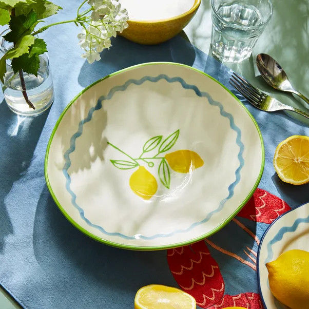 Ceramic Lemons Salad Bowl | Dunelm (migrated)