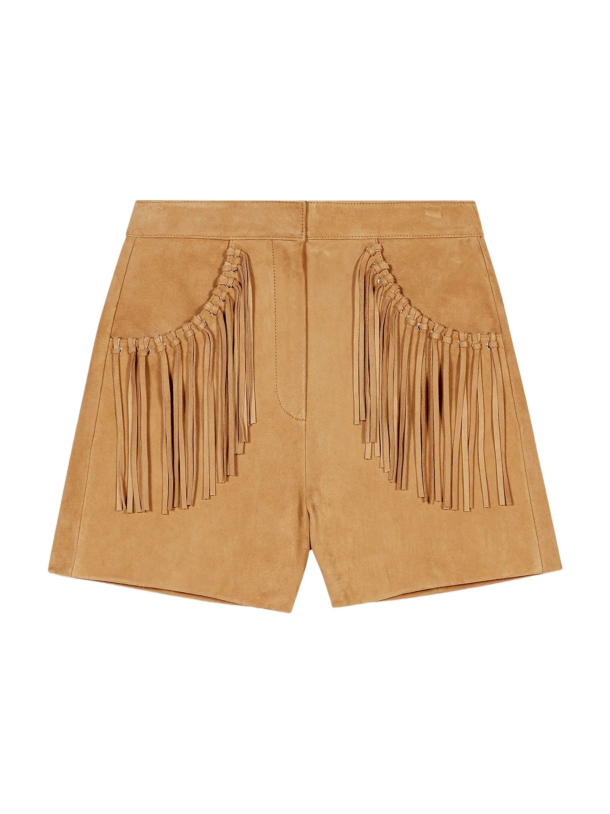 Fringed Leather Shorts | Saks Fifth Avenue