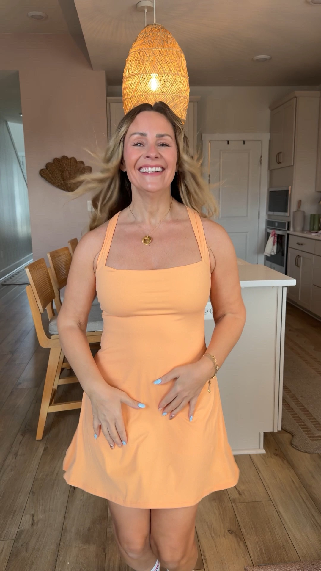 Okay wait—these might be my new spring obsession 🤭
I tried on 4 athletic dresses and I genuinely love every single one.

They all have built-in shorts (with mesh inside 🙌) so nothing rides up, and they’re SO comfortable but still make you feel put together.

Perfect for walks, errands, mom life… but also cute enough to actually feel confident in 🫶

Which one is your favorite?! 👇
I linked all of them for you 💗
