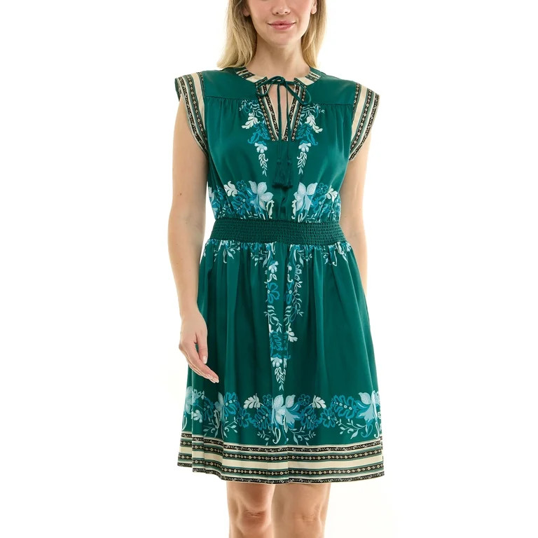 Nanette Lepore Sleeveless Mirror Print Mini Dress | Walmart (US)