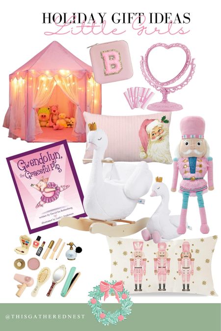 Gift ideas for little girls 🍬⭐️
How magical is the little tent, and the rocking swan 😍 all of these gifts are available on Amazon!

#LTKGiftGuide #LTKkids #LTKHoliday