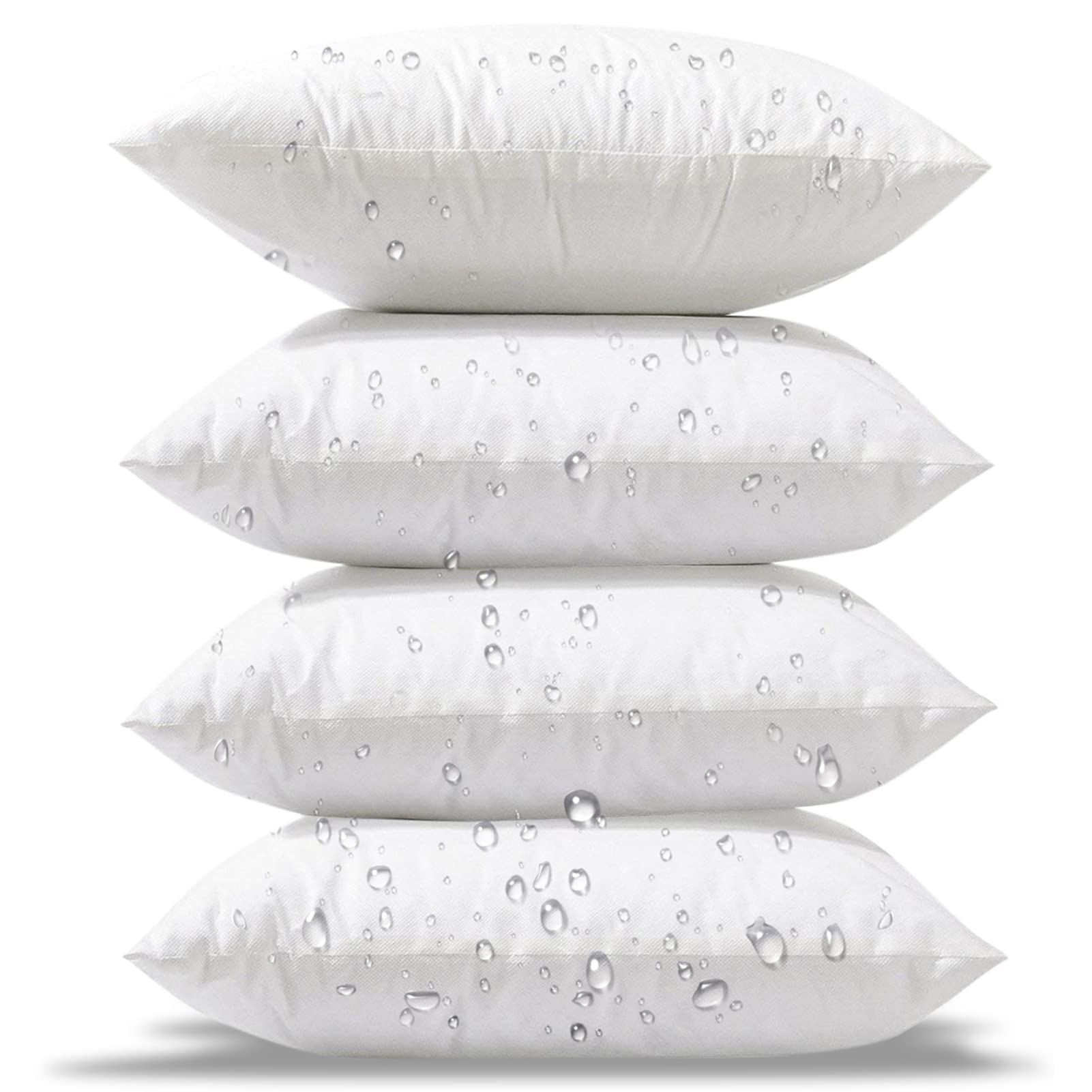 Phantoscope 20 x 20 Outdoor Pillow Inserts - Pack of 4 Outdoor Pillows Water Resistant Throw Pillow  | Amazon (US)