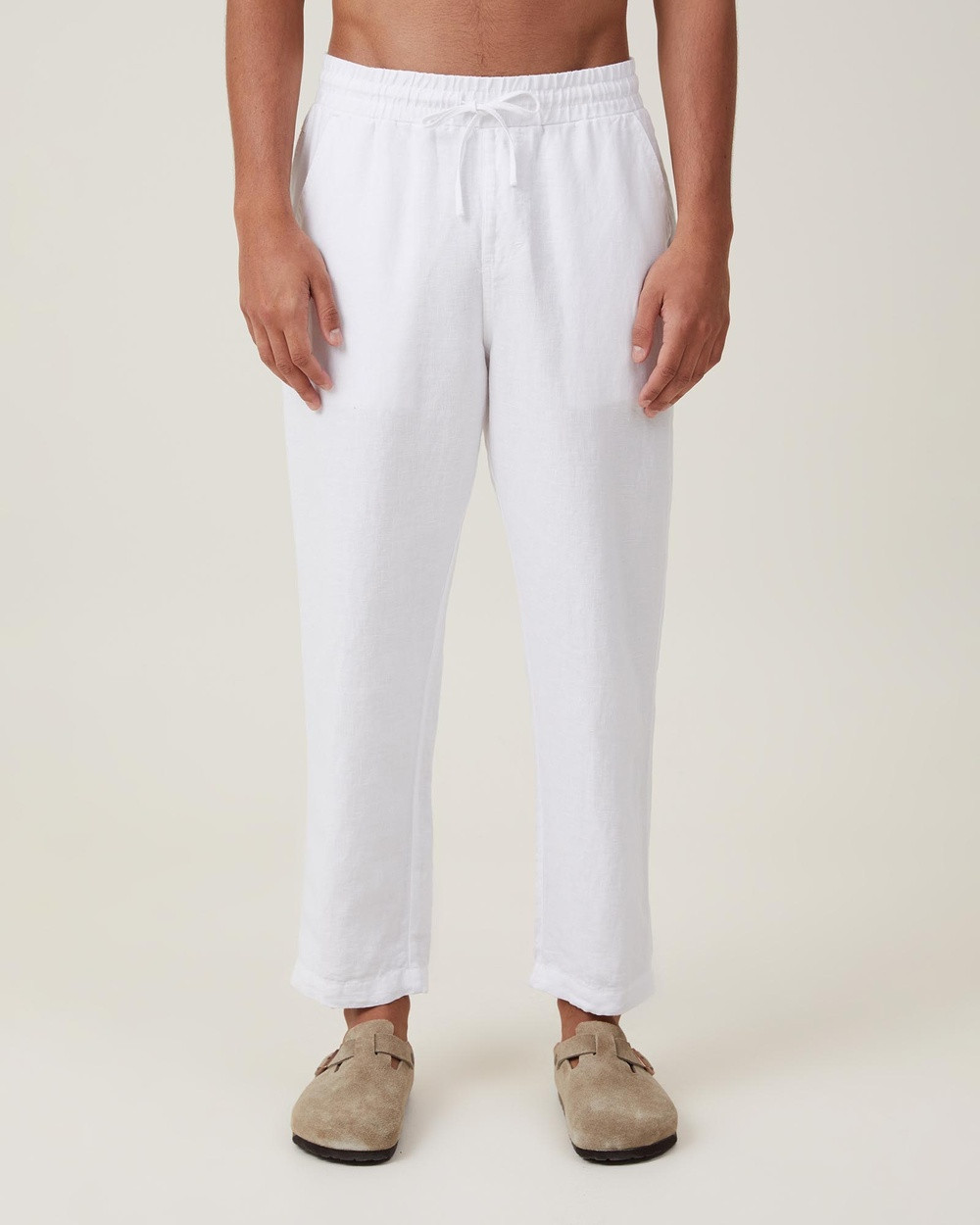 Cotton On - Linen Pant - Pants (WHITE) Linen Pant | THE ICONIC (AU & NZ)