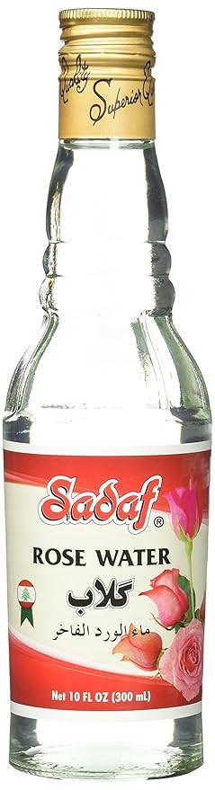 Sadaf Rose Water Glass Bottle, 10 fl. oz. | Amazon (US)