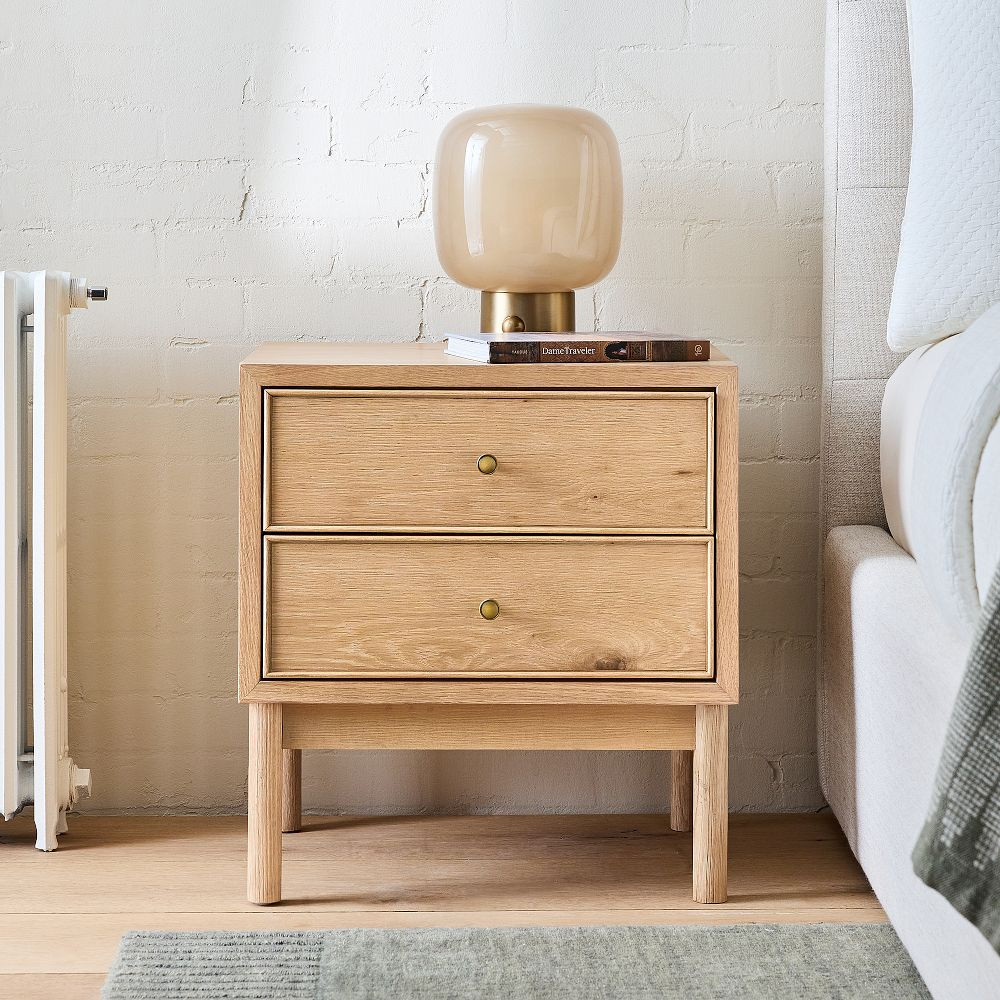 Siobhan Oak Nightstand (20") | West Elm (US)