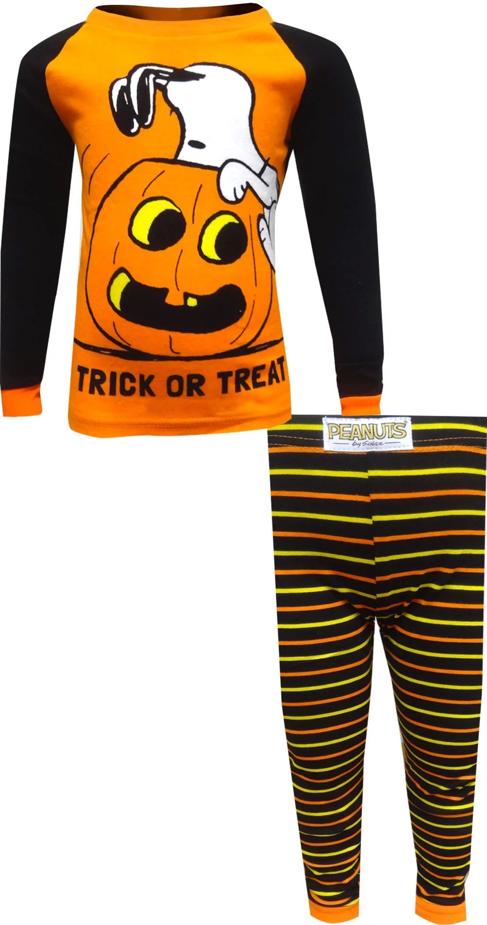 Peanuts Boys' Peanuts Snoopy and the Great Pumpkin Halloween Toddler Pajama | Walmart (US)