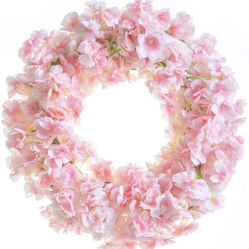1pc 180CM/5.9ft Artificial Sakura, Fake Flowers Vine For Wedding Garden, Fake Rose Home Party Dec... | Temu Affiliate Program