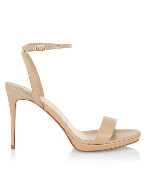 Christian Louboutin Loubi Queen 120 Leather Sandals | Saks Fifth Avenue