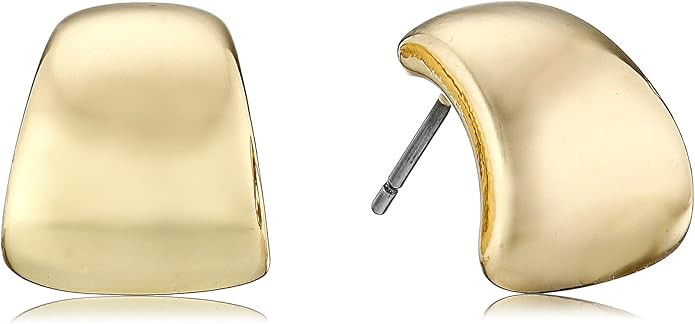 Anne Klein Gold Tone Post Button Earrings | Amazon (US)