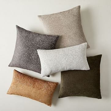 Dotted Chenille Jacquard Pillow Cover | West Elm (US)