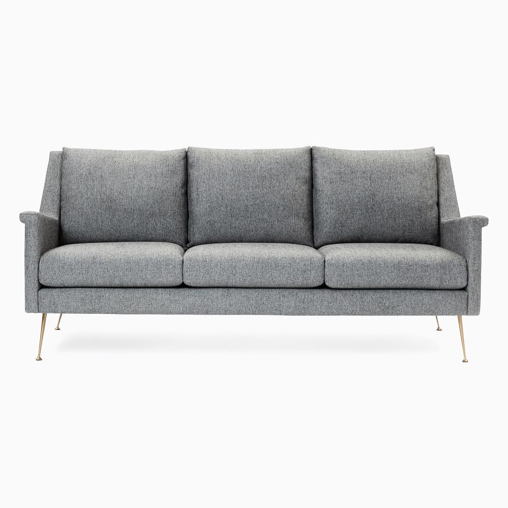 Carlo Mid-Century Sofa - Metal Legs | West Elm (US)