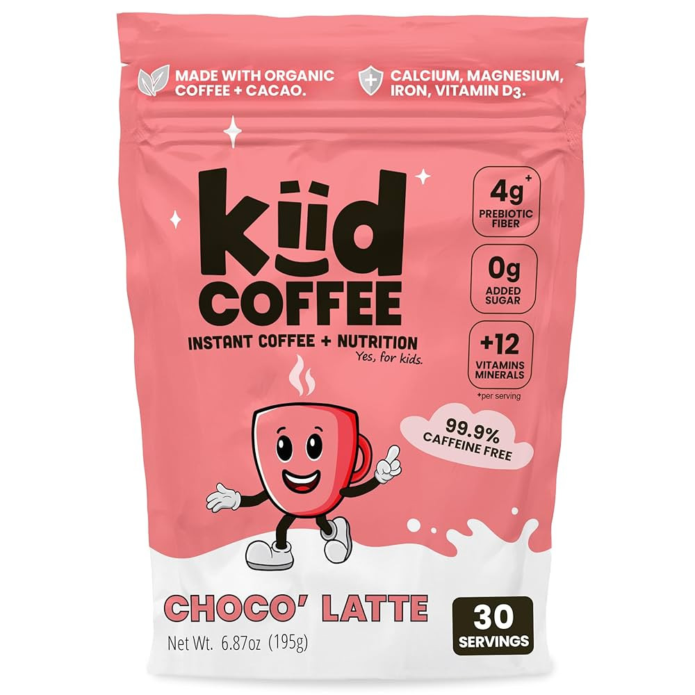 Kiid Coffee - 99.9% Caffeine-Free Organic Coffee for Kids - As Seen on Shark Tank - 12 Vitamins &... | Amazon (US)