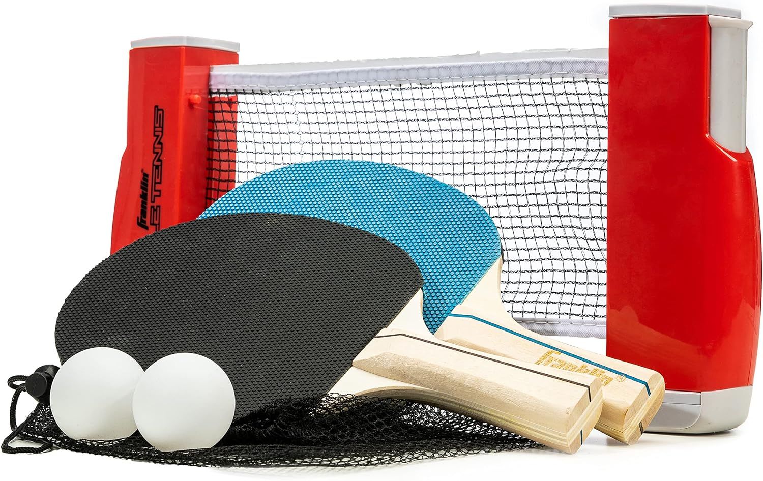 Franklin Sports Table Tennis to Go Portable Ping Pong Set - Table Top Ping Pong Net + (2) Paddles... | Amazon (US)