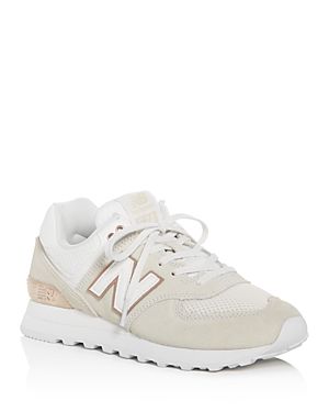 New Balance Women's 574 Rose Classic Suede Lace Up Sneakers | Bloomingdale's (US)