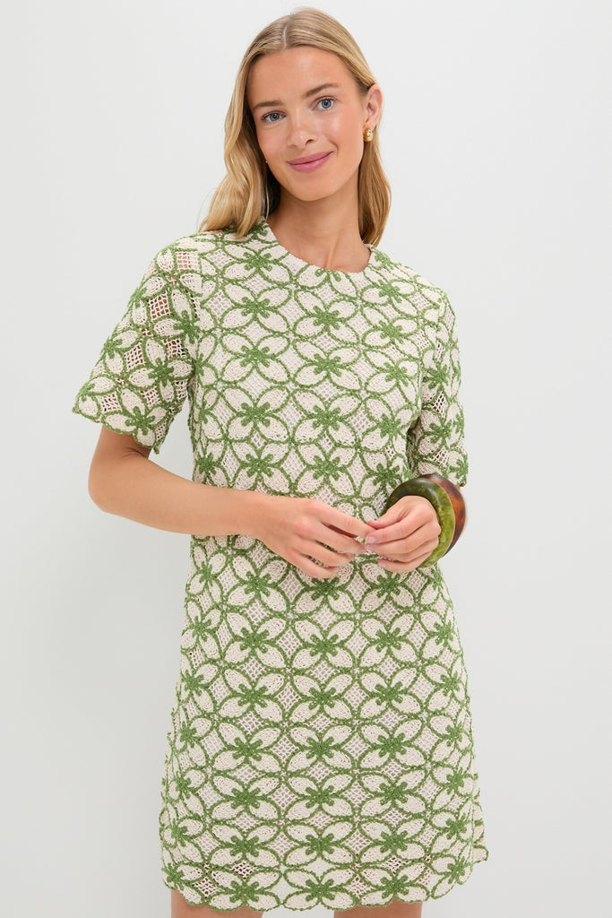 Fern Crochet Belclaire Dress | Tuckernuck (US)