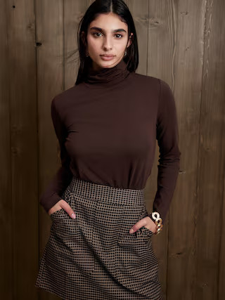 Hudson Timeless Turtleneck Top | Banana Republic Factory