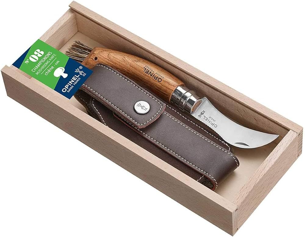 Amazon.com: OPINEL No.8 Mushroom Folding Knife Gift Box – Foraging Knife & Sheath in Pencil Box... | Amazon (US)
