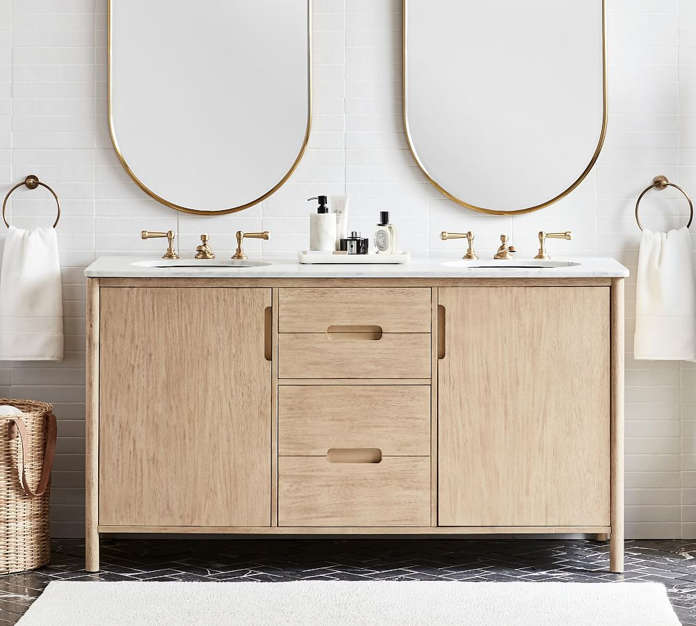 Manzanita 60" Double Sink Vanity | Pottery Barn (US)