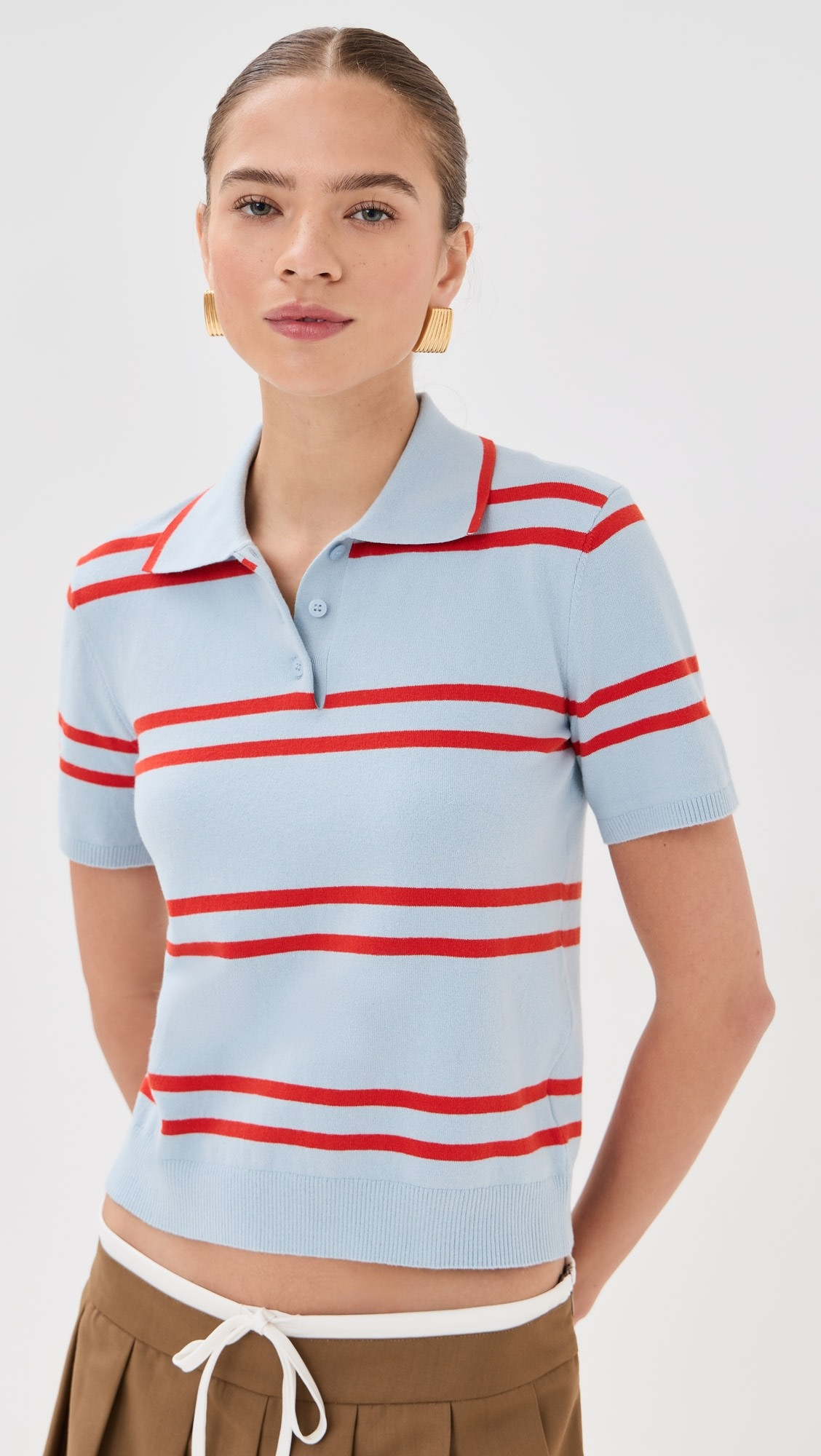 Short Sleeve Striped Polo | Shopbop