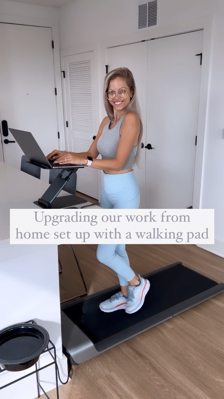 Love our new upgraded work from home set up with this walking pad! It has a remote control & folds for easy storage!

#LTKhome #LTKfit #LTKworkwear