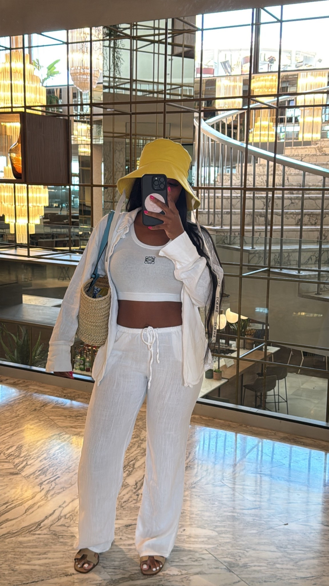 Linen outfit 
Linen set 
White co ord 
White trousers 
White shirt 

#LTKuk #LTKeurope #LTKsummer