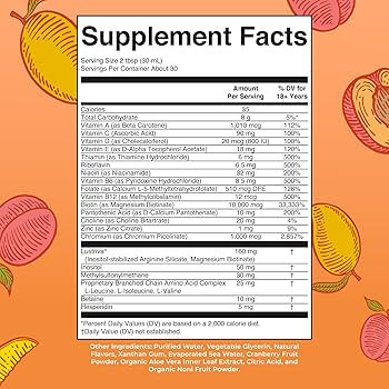 MaryRuth Organics Liquid Multivitamin + Lustriva® Hair Growth for Women| Biotin 10000mcg | Vitam... | Amazon (US)