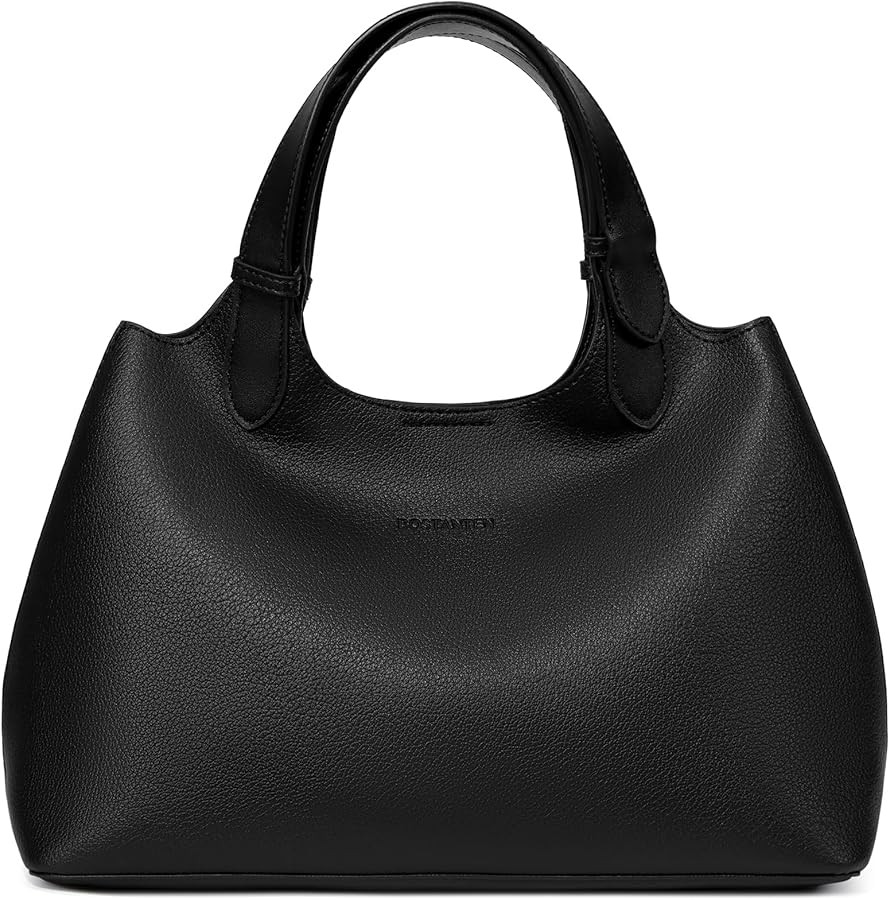 BOSTANTEN Satchel Purses for Women Trendy Top Handle Handbags Vegan Leather Designer Shoulder Bag... | Amazon (US)