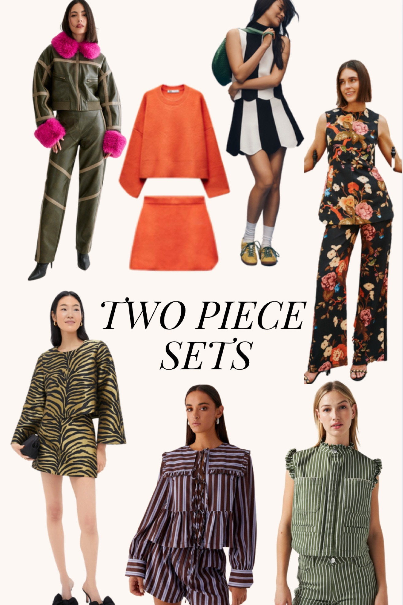 Matching two piece sets 

#LTKWatchNow #LTKFindsUnder50 #LTKSeasonal
