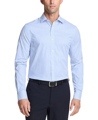 Tommy Hilfiger Men's TH Flex Essentials Wrinkle Free Stretch Dress Shirt - Macy's | Macy's