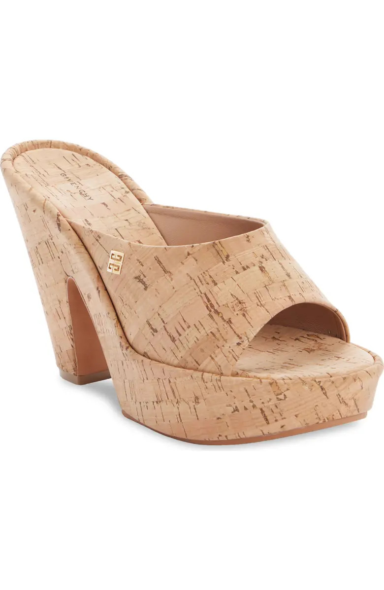Givenchy Doll Cork Platform Slide Sandal (Women) | Nordstromrack | Nordstrom Rack