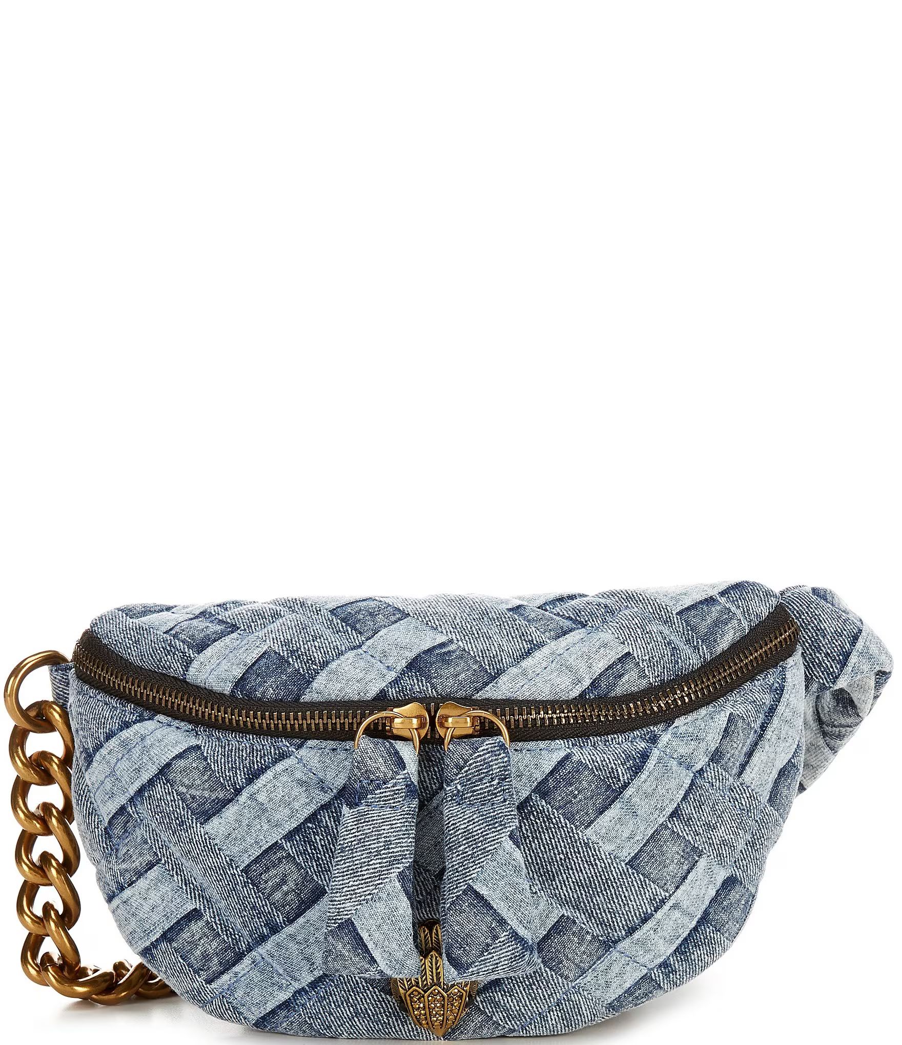 Kurt Geiger London Small Kensington Denim Quilt Belt Bag | Dillard's | Dillard's