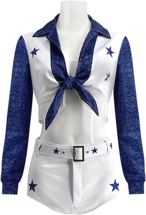 Adult Cowboy Cheerleader Costume Sexy Star Women | Amazon (US)