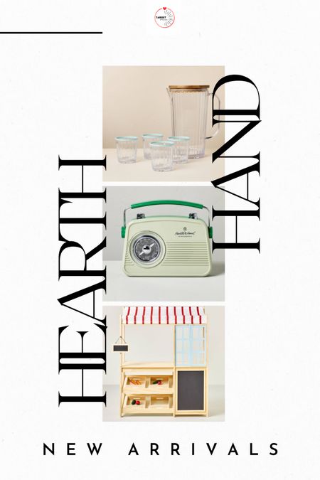Hearth & Hand Kitchen And Home New Arrivals, Drinkware, radio, and kids grocery stand #hearthandhand #kitchenfinds #targethome #magnoliahome 

#LTKfamily #LTKkids #LTKhome
