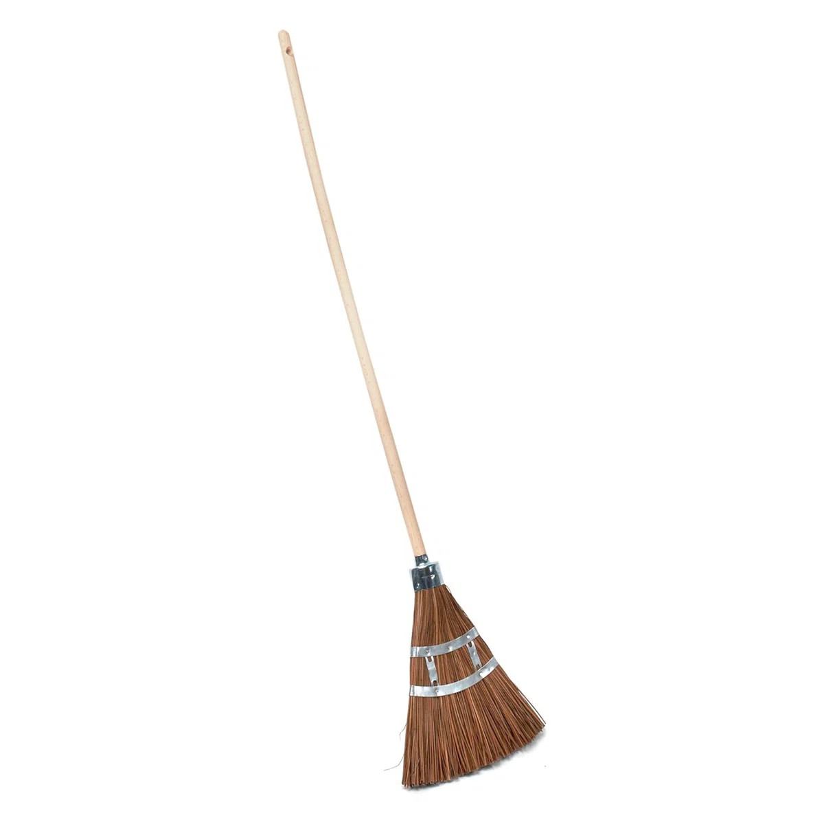 Outdoor Broom Heavy Duty 57” Broomstick With 12” Wide Brush - All Natural Water And Fire-Resi... | Wayfair North America