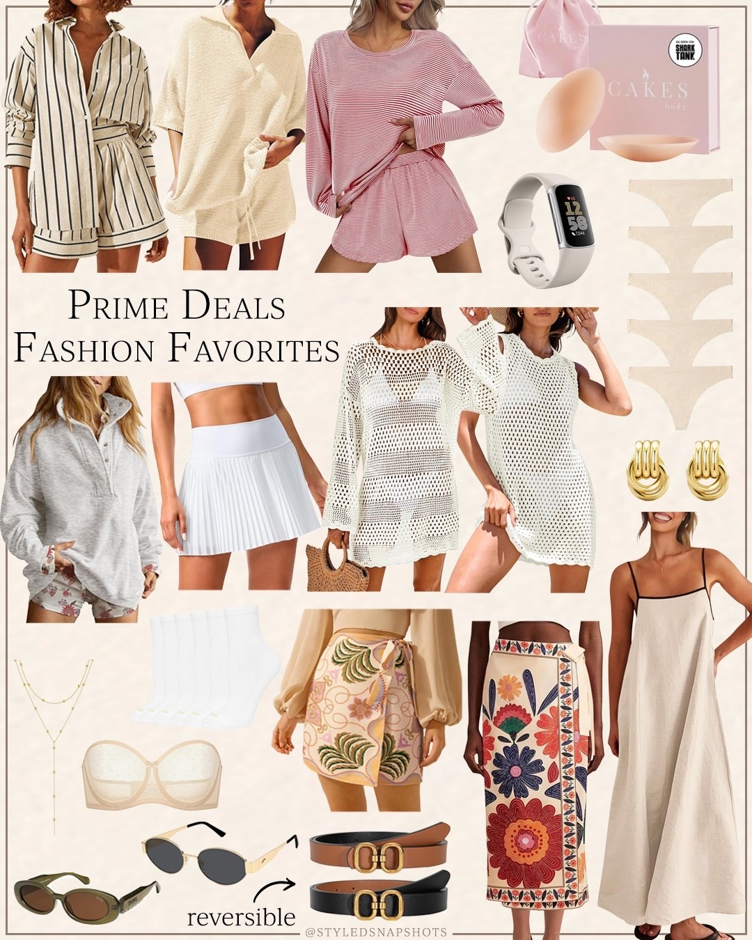 Amazon fashion favorites on sale for prime day // I went size small/tts in everything except I did an XS in the linen dress and mediums in the red stripe pjs

#LTKSaleAlert