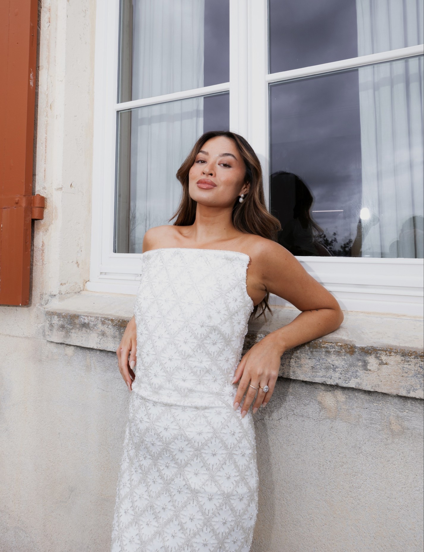 bridal dinner 💍 #hendooutfit #bridaloutfit #bridalstyle 