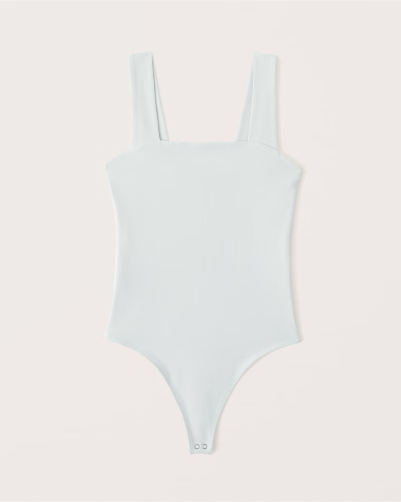 Women's Double-Layered Seamless Fabric Squareneck Bodysuit | Women's Tops | Abercrombie.com | Abercrombie & Fitch (US)