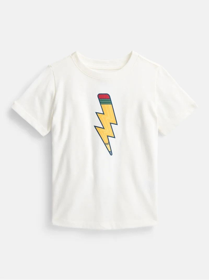 Wonder Nation Toddler Boys Graphic Tee with Short Sleeves, Sizes 18M-5T | Walmart (US)
