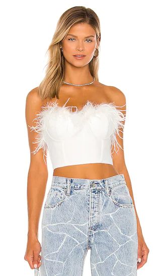 Ramona Bustier Top in White | Revolve Clothing (Global)