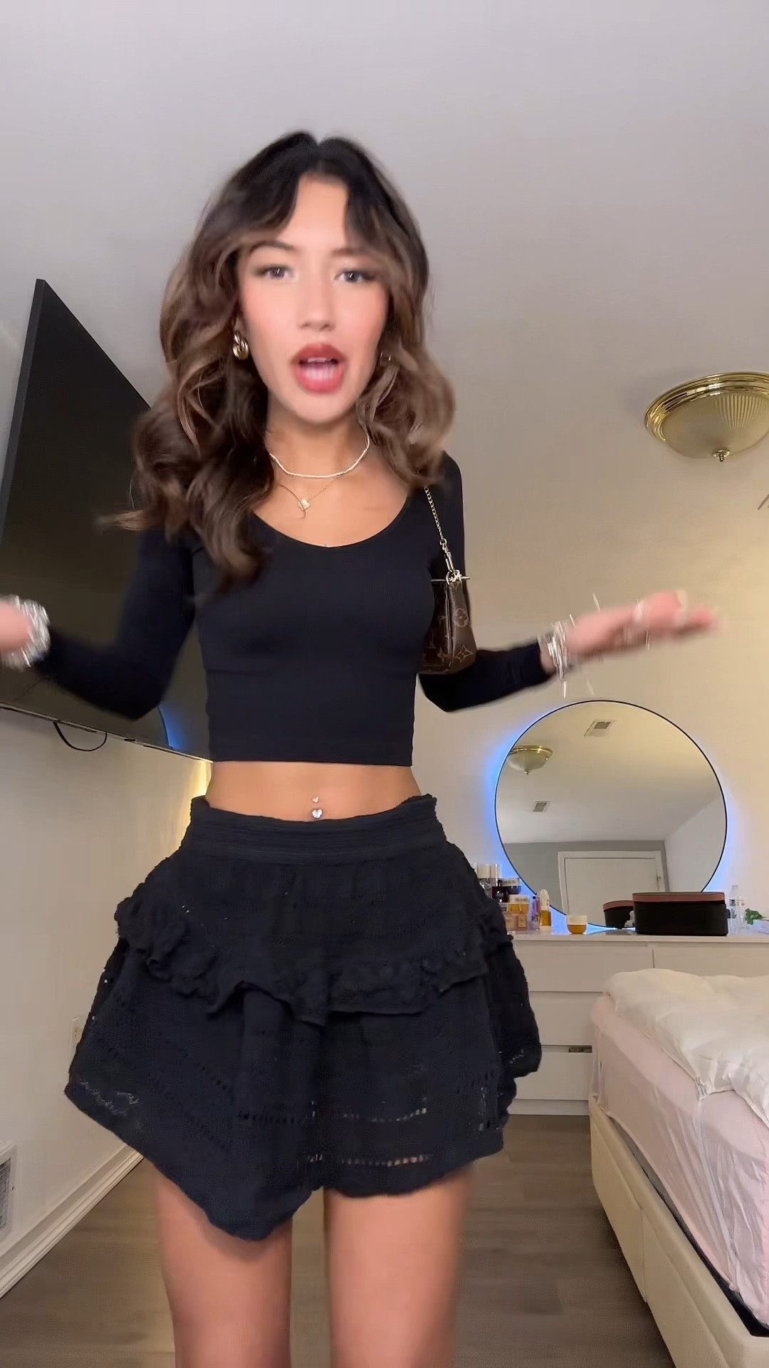 Ruffle Mini Skirt curated on LTK