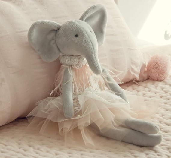 Inspired by Jewel Daisy The Elephant Premium Quality Floppy Elephant Plush Doll Gift with Delicat... | Amazon (US)