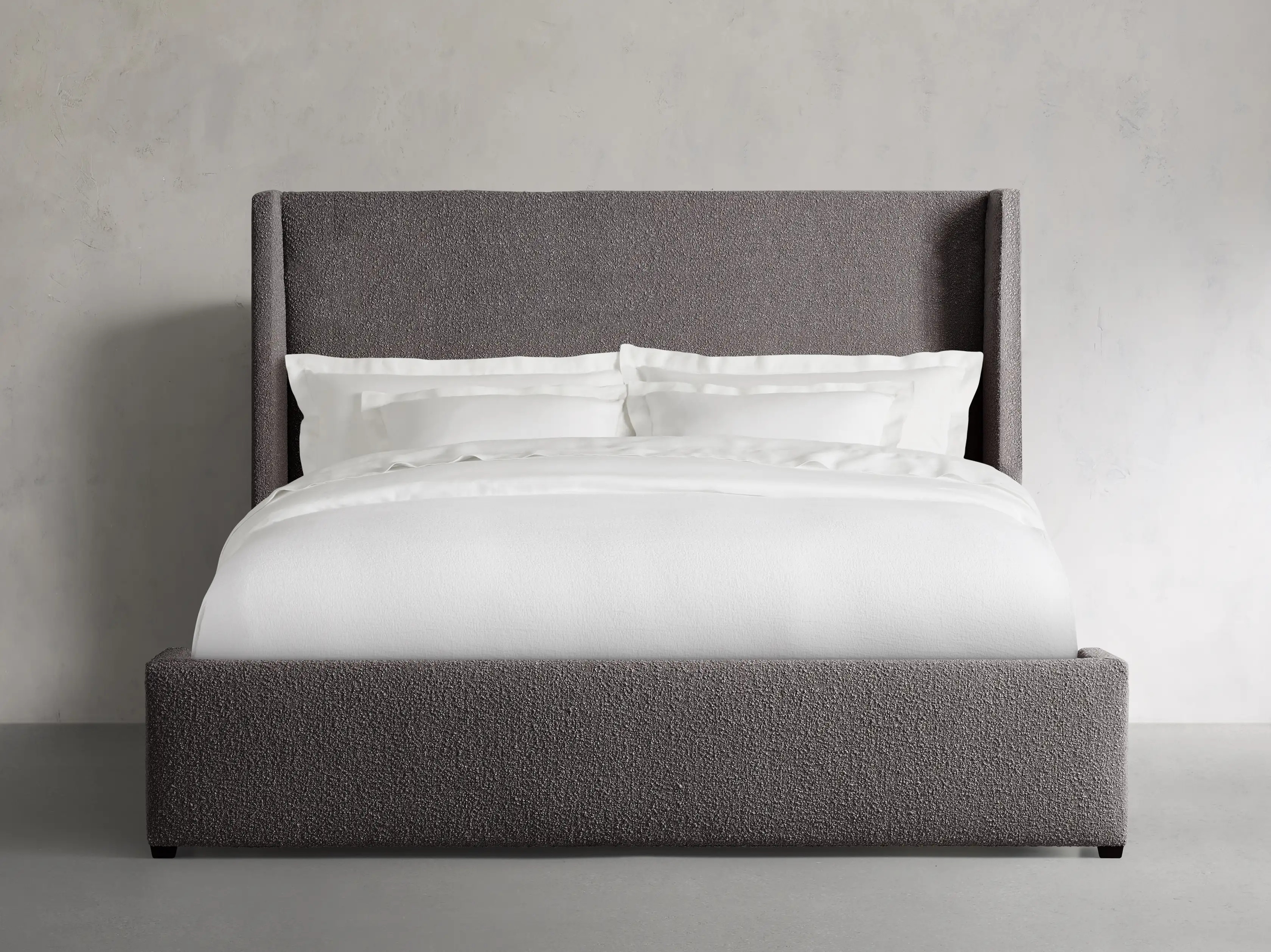 Wyller Bed in Burbank Stone | Arhaus