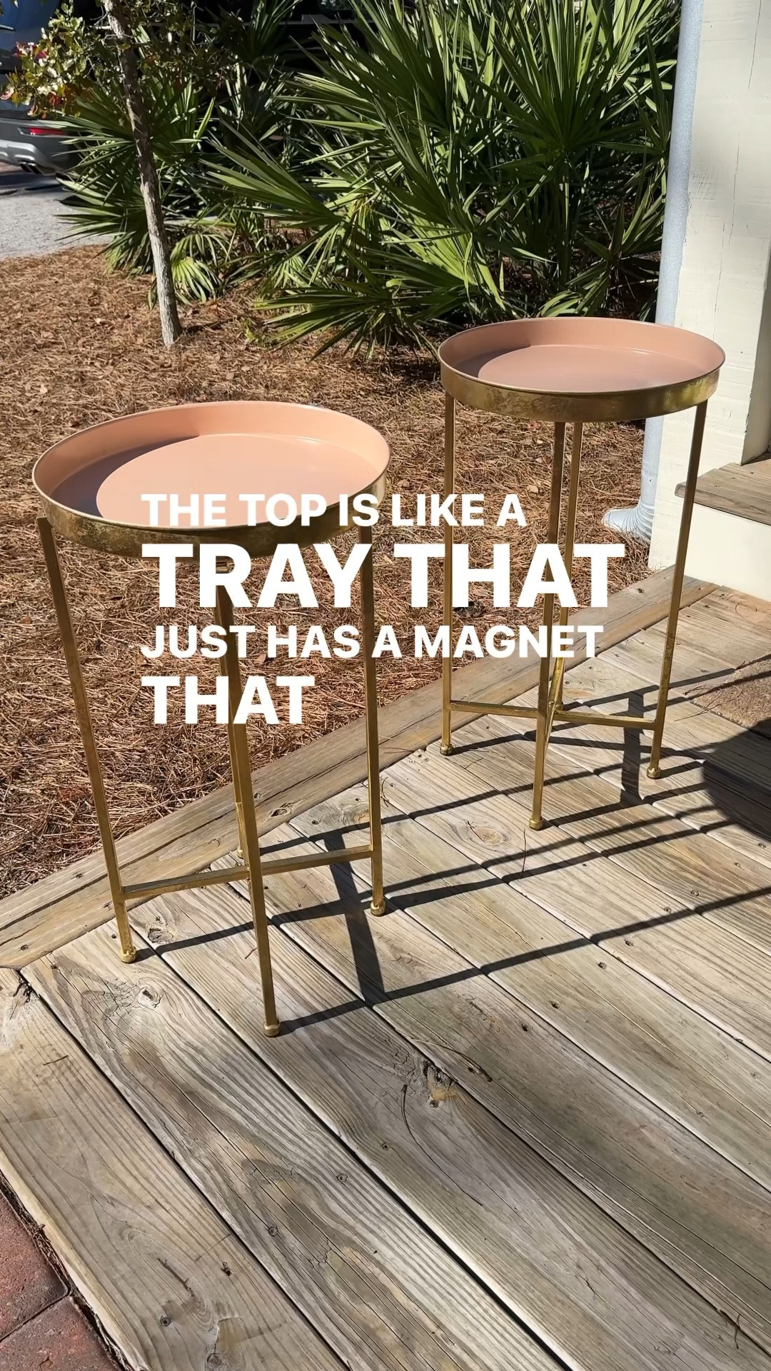 My favorite, new tray, side tables from Amazon! 

#LTKGiftGuide #LTKVideo #LTKhome