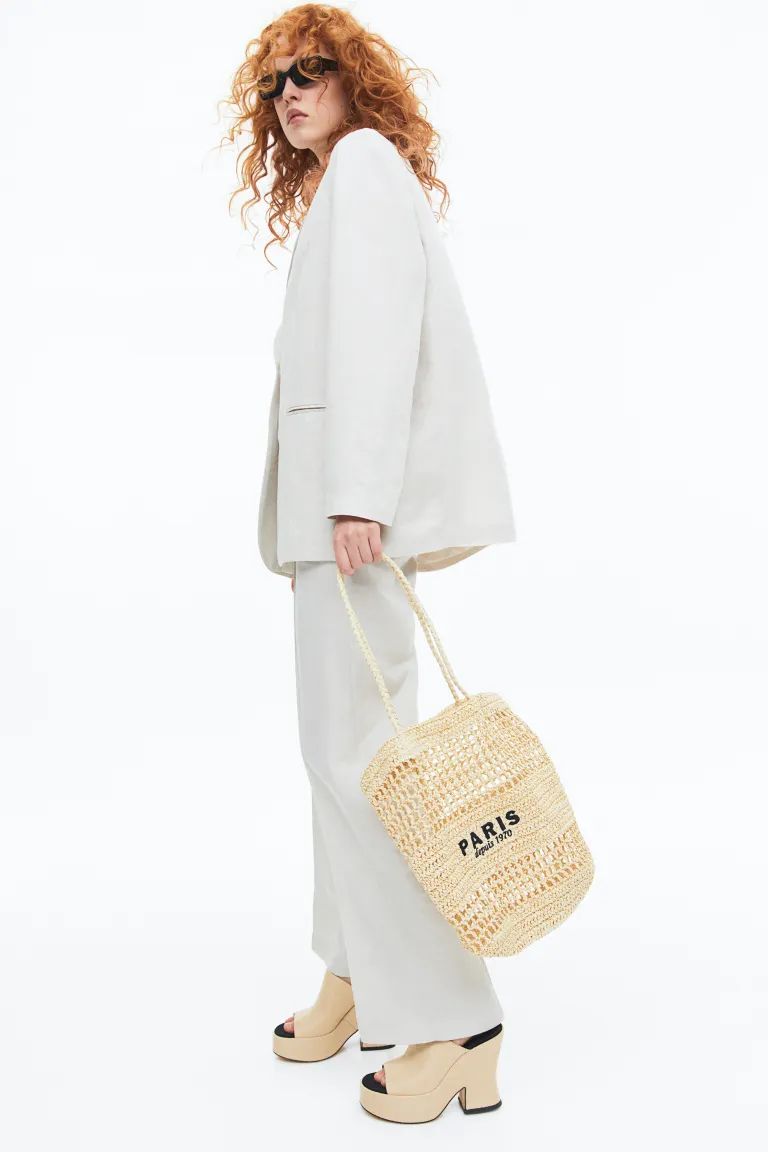 Straw Tote Bag | H&M (US + CA)