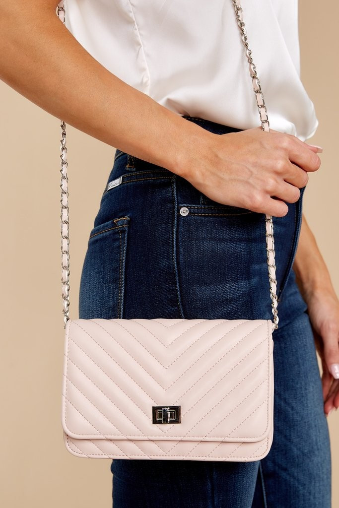 Alluring Charm Blush Pink Bag | Red Dress 