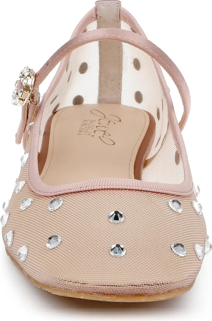 Jewel Badgley Mischka Kaya Mary Jane Flat (Women) | Nordstrom | Nordstrom
